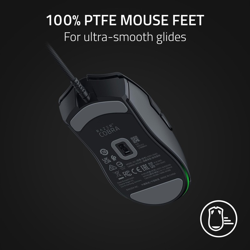 Razer Cobra - Ratón Gamer Ligero con Cable Chroma™ RGB,