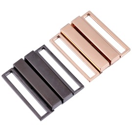 VALICLUD 2 Pcs Metal Tape Closure Multifunctional Coat Clothes Waist Belt Hook Overcoat Waist Fastener Alloy Buckle for Home Shop 40mm