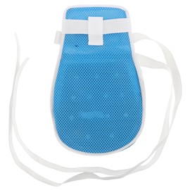 BIUDECO Breathable Elderly Hand Constraint Glove with Soft Inner Lining Scratch Finger Control Mitt for Patients Skin Friendly Safety Wrist Protector Gentle Padding for Sensitive Skin