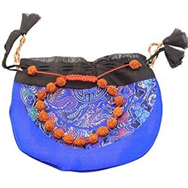 Handmade Tibetan individually knotted Natural Sustainable Rudraksha Wrist mala Bracelet