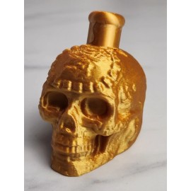 Aztec Mayan Death Whistle Skull Silk Magic Gold Premium 3D-Printed USA
