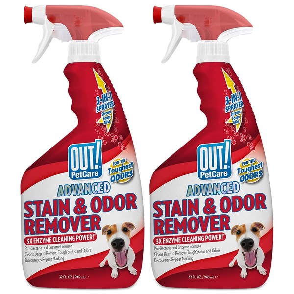 OUT! PetCare Stain and Odor Remover Spray for Pets –