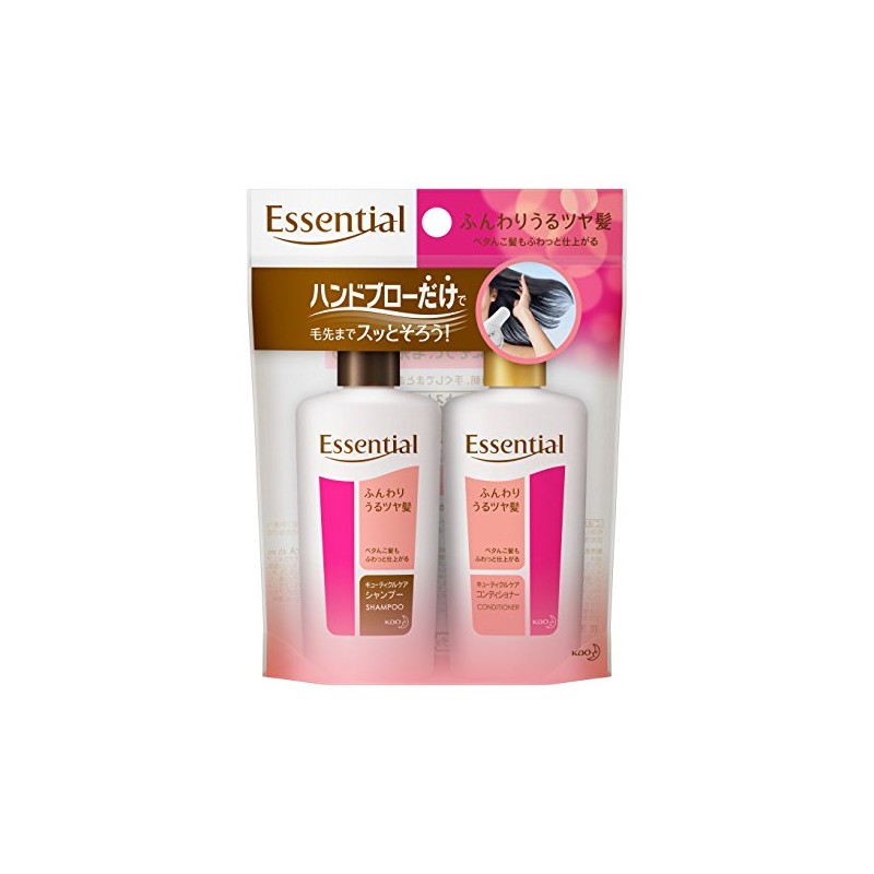 Essential Fluffy Shiny Hair Shampoo & Conditioner Mini Set