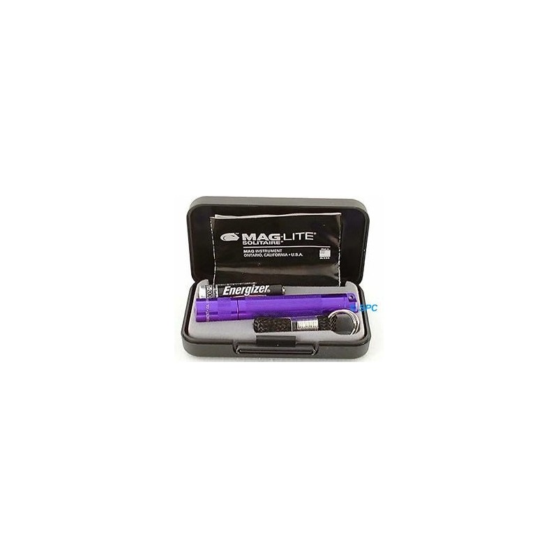 Maglite Boxed Solitaire Torch AAA Purple