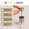 Mega Handles Tope de puerta de piso, protector de pared