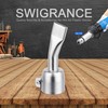 SWIGRANCE Hot Air Welding Nozzle 20mm Mouth Width, Stainless Steel