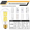 CREATE BRIGHT 16W Dimmable ST64 Led Bulbs 5000K Daylight White
