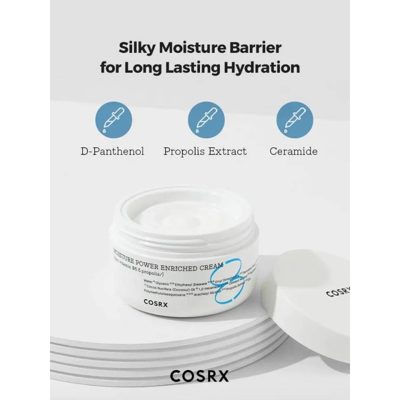 Cosrx. Hydrium Moisture Power Enriched Cream, Crema Diaria
