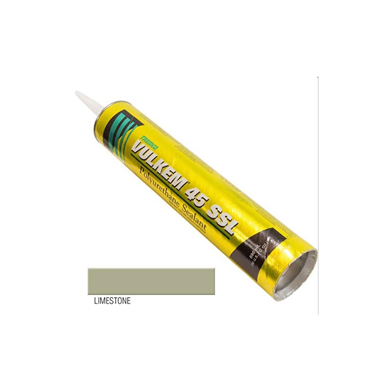 Tremco Vulkem 45 SSL One-Part Semi-Self Leveling Polyurethane Sealant (Limestone)