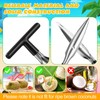 WILLBOND 4 Pcs Coconut Opener Tool Set Coconut Hole Tool