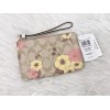 Coach NWT Coach CI856 Floral Cluster Print Corner Zip Wristlet