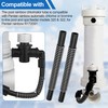 GYPNS Pool Chlorinator PVC Flexible Tubes with Support Spring -