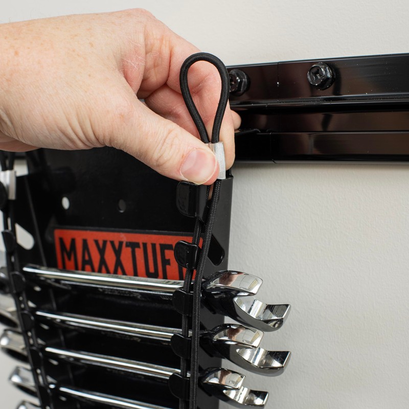 MAXXTUFF Heavy-Duty Truck Toolbox/Wall SpeedRaxx Wrench Organizer, Model MTU100