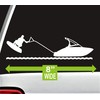 Wakeboard Water Skiing Speedboat Decal Sticker for Car Window 8