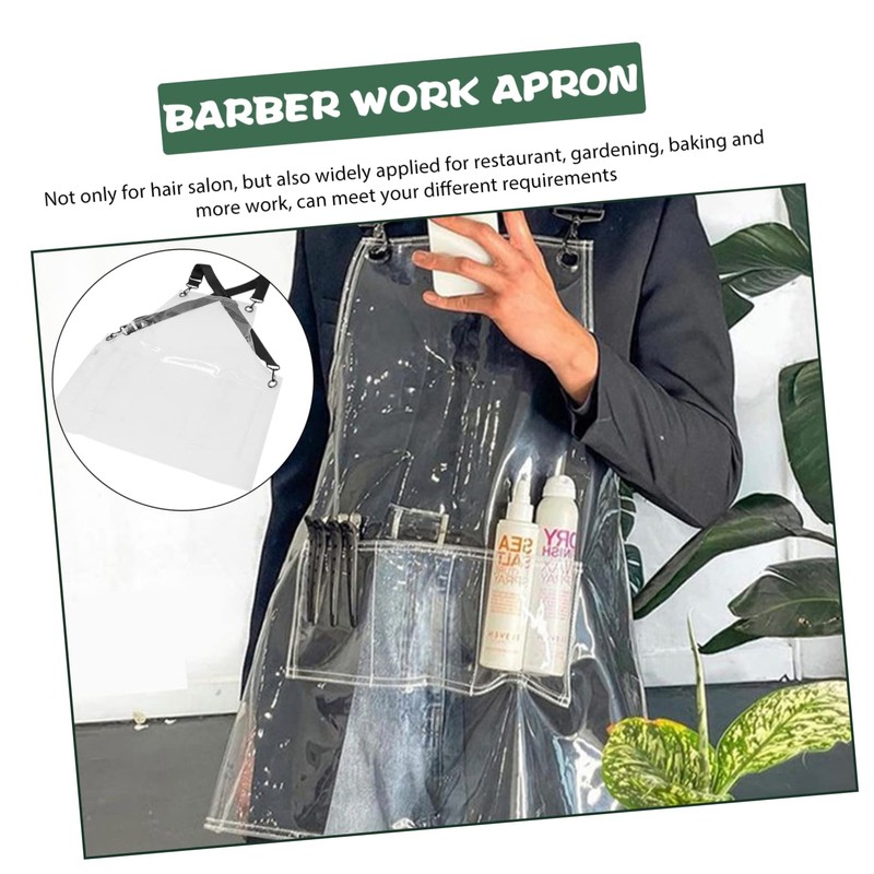 BIUDECO Salon Stylist Aprons Barber Apron Work Apron Work Adjustable
