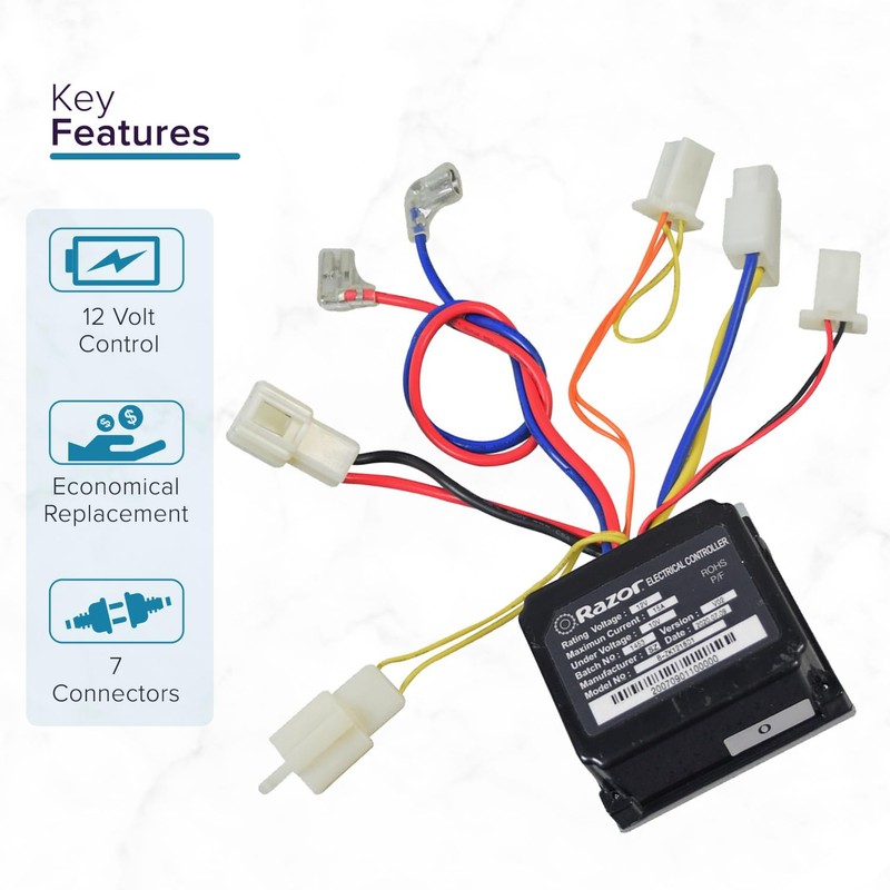 AlveyTech B-ZK1218D1-LD Control Module for The Razor MX125 Dirt Bike