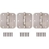 Stone Harbor Hardware 3-1/2" Ball-Bearing Door Hinges, 5/8" Radius Corner,
