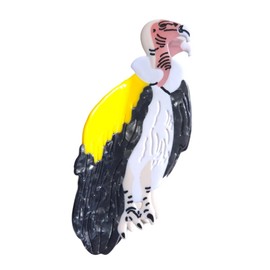 Novelty Vulture Hair Clip,Acetate Claw Clips,Small Hair Clips for Women,Funny Hair Clips
