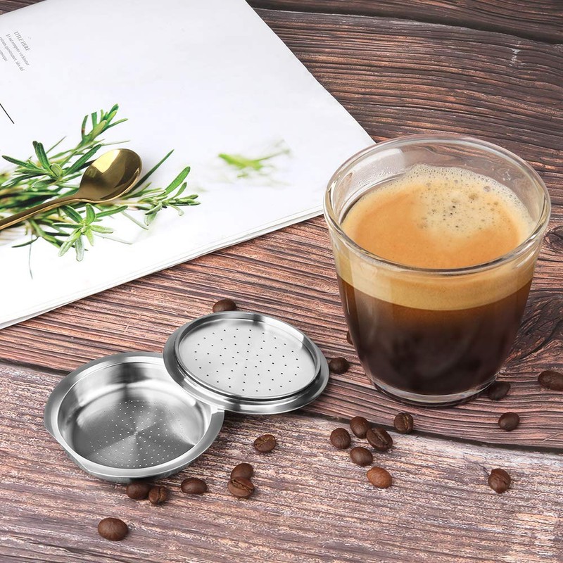 RECAFIMIL Reusable Coffee Capsules, Refillable Coffee Pods Filter for Senseo