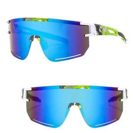 XSYKJGS Fast Glasses Sunglasses Men Women UV400 Protection Polarised Sunglasses for Riding, Skiing and Fishing in Parachuting, C8