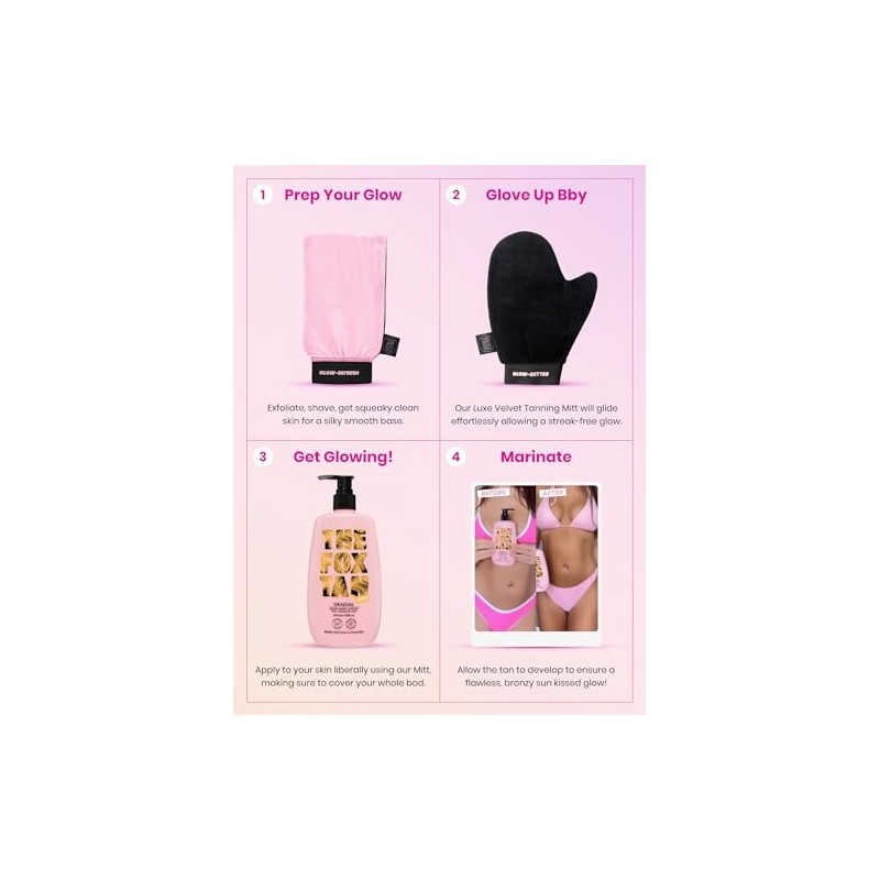 THE FOX TAN- Loción corporal Fox Tan Gradual Glow, loción