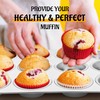 E-far Muffin Pan 12-Cup, Stainless Steel Cupcake Pan Metal Muffin