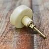 ARTISNO Round Marble Brass Knob | Pull Handle | Drawer