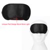 Mudder Blindfold Eye Mask Shade Cover for Sleeping with Nose
