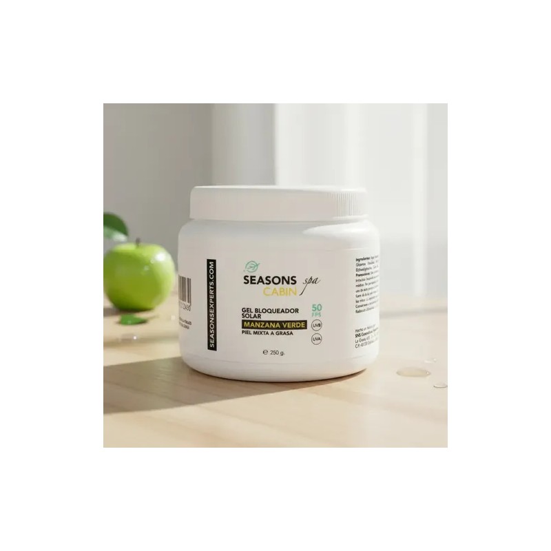 Gel Bloqueador Solar De Manzana Verde 50fps 250gr