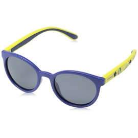 Polaroid Sunglasses PLD 8014/S Oval Sunglasses, Blue/Polarized Gray Blue Mirrored, 46mm, 18mm