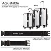 2 Pack Luggage Straps, Adjustable Luggage Straps for Suitcases, Heavy
