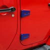 RT-TCZ for Jeep JK Door Hinge Covers Protector Trim Blue