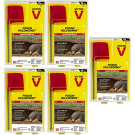 Victor M6009 Poison Moleworms, Yellow (Fivе Расk)