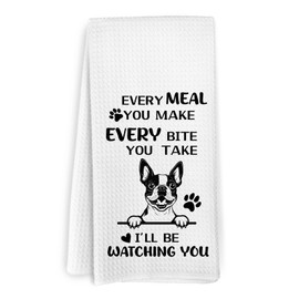 KFXHANGD French Bulldog Gifts Kitchen Towels, French Bulldog Gifts for Women Owners, Bulldog Dish Towels, French Bulldog Hand Tea Towels for Kitchen Bathroom, Funny French Bulldog Gifts, 16x24 Inches