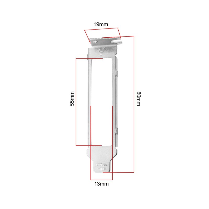 VGOL 2Pcs Quad Port Generic Low Profile Short Bracket for
