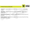 HANDLEZONE® 2 Pack Mortice Security Door Bolts, 60mm Rack Bolt