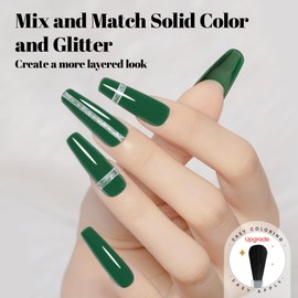 YTD Likomey Gel Nail Polish,15ml Aloe Green UV Nails Gel,Salon Home DIY Nail Art Manicure and Pedicure Gel Varnish,CS453