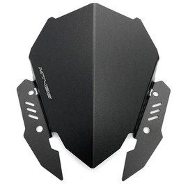 Motorcycle Windscreen for Y&amaha MT125 MT-125 MT15 MT-15 2019-2023 2022 2021 Windscreen Accessories Windscreen Wind Deflector (Black)