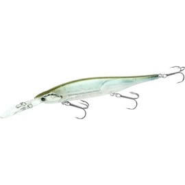 LUCKY CRAFT Lightning Staysee 110 MG-S ~Sinking Longbill Jerkbait side by side Action Perfect Wobbling Freshwater Lake Bass Fishing Bait (283 Silver Cheek Ghost Minnow)