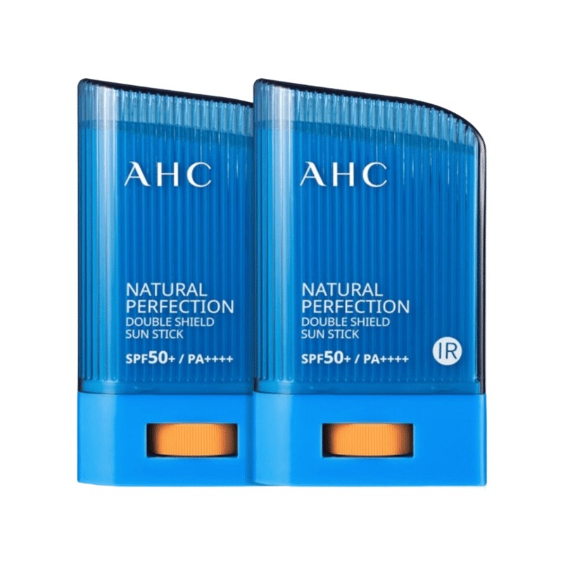 AHC 내추럴 퍼펙션 더블 쉴드 썬스틱 22g×2개 SPF50+PA++++ 산뜻한사용감 순