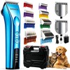 Professional Dog Grooming Clippers, Cordless Pet Hair Clipper