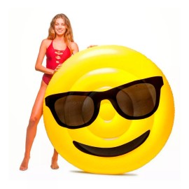 Inflatable Emoji Gigante Inflable Emoticon Flotador Salvavidas Piscina