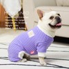KYEESE- Pijamas para Perros Pijamas para Perros a Rayas Mono