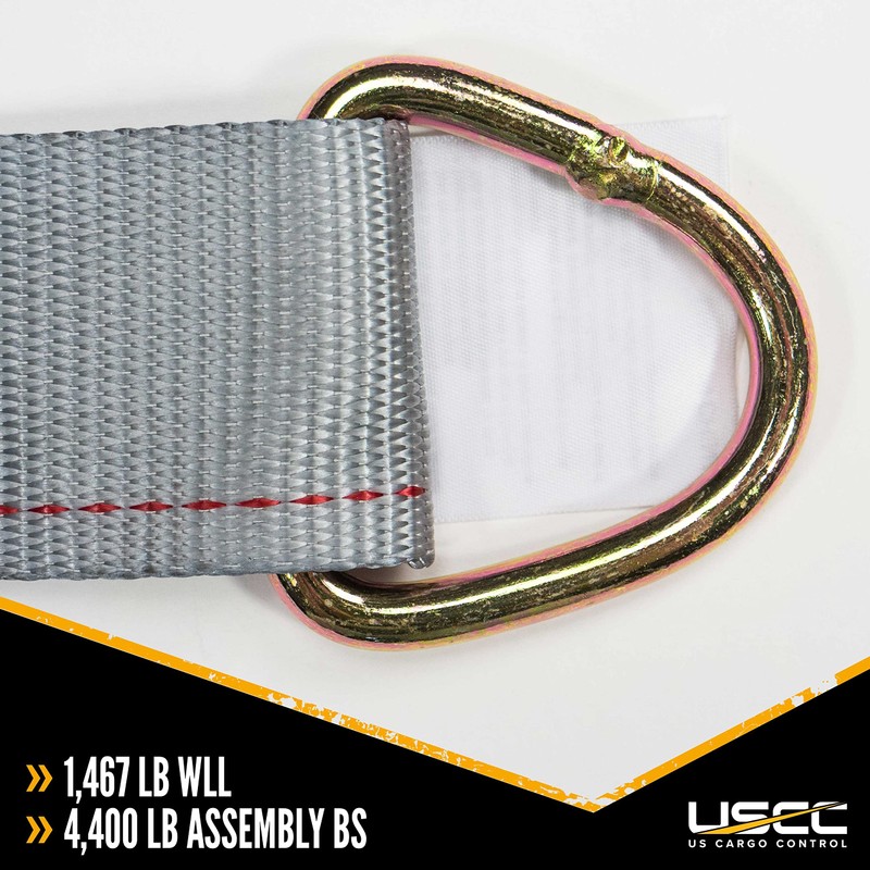 US Cargo Control Blue 6 Inch E Track Rope Tie