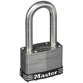 Master Lock 15SSTLJ Stainless Steel Outdoor Padlock with Key, 2 Pack Keyed-Alike