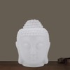 White Essential Oil Wax Ceramic Buddha Shaped Yoga Home Bedroom