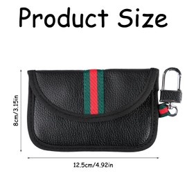 Rumyve Car Key Signal Blocking Bag,Car Key Signal Blocker Pouch,RFID Key Pouch Bag for Car Security, Waterproof Key fob Protector