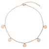 Happiness Boutique Women Circle Necklace Rose Gold | Necklace Round