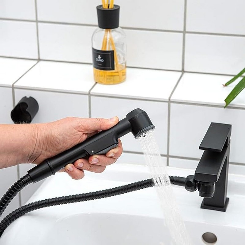 Washbasin Sink Shower Set Mobile Hand Shower with Shower Hose
