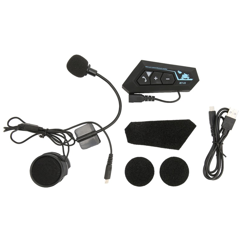 Helmet Bluetooth Headset Multifunctional Noise Reduction Windproof Bluetooth 5.0 Intercom